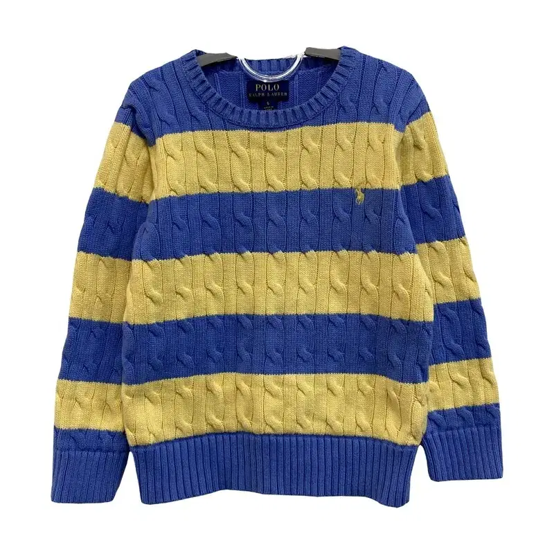 Kids 6Y/Polo Ralph Lauren Kids Striped Color Block Cable Knit
