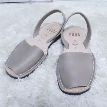 PONS 가죽 스트랩 샌들 39
