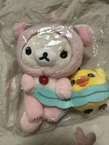 리락쿠마 장난꾸러기 코리락쿠마 키이로이토리 랏코 봉제 인형 한정판