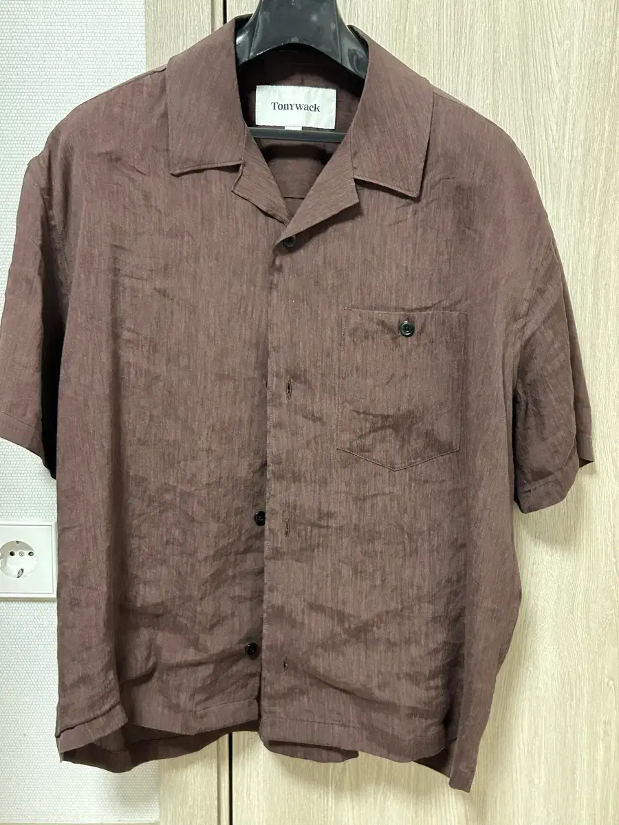 토니웩Cozy Linen Viscose Cuban-Collar Shirt