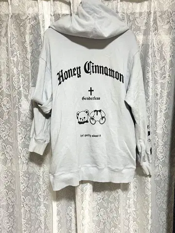 honney cinnamon 시나몬 지퍼 후드티 지뢰계 어두운 귀여움