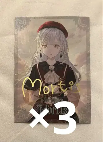 ave mujica 모티스 mortis 사인 포함 카드 3장 세트