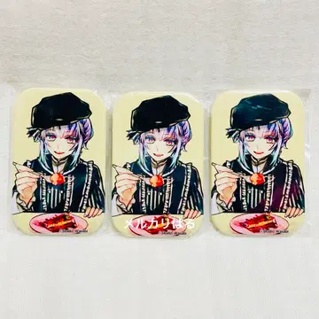 악마 집사와 검은 고양이 플루레 빌레반 한정 스퀘어 캔뱃지 세트 아쿠네코