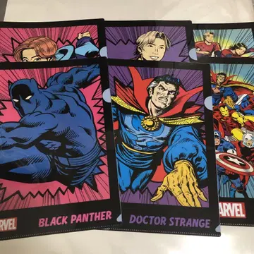 MARVEL MAZZEL 복권 H상 클리어 파일 3개 세트