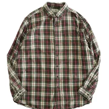 90s L.L.Bean 엘엘빈 긴팔 셔츠 체크 무늬 XL 구제 의류