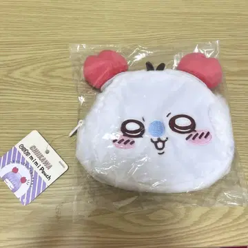 새상품 치이카와 (먼작귀) 모방 미니 파우치 모몽가
