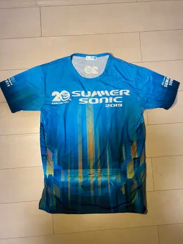 썸머 소닉 2019 20주년 공식 티셔츠 M 사이즈