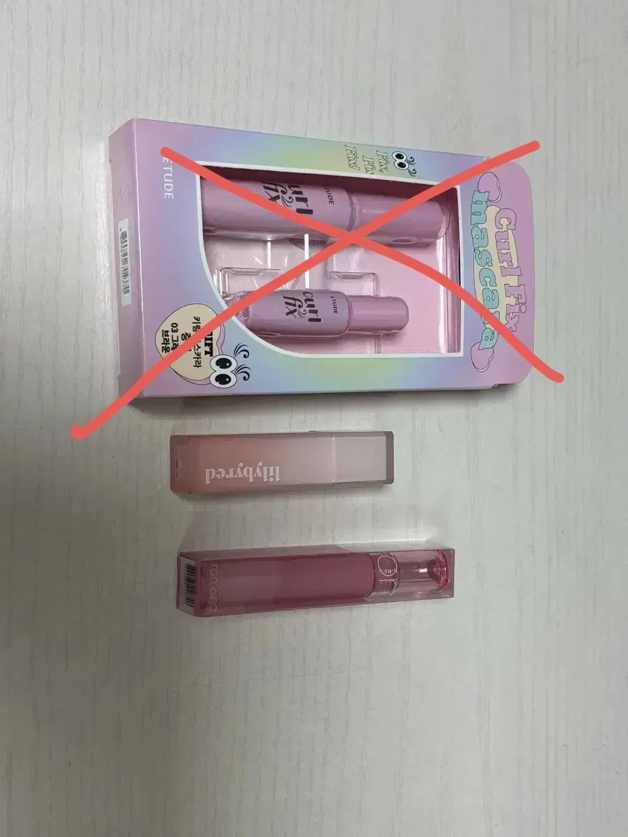 에뛰드 마스카라/롬앤 피오니발레/릴리바이레드 바닐라빈