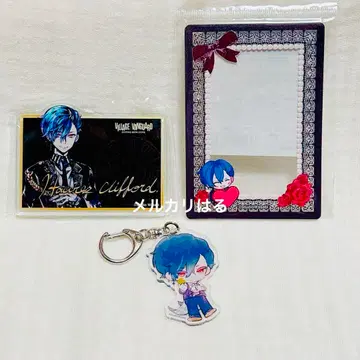 악마 집사와 검은 고양이 하우레스 배지 아크릴 키링 세트 악마 고양이