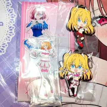 리리엘 아마노 리리사 아크릴 스탠드 러버 스트랩 굿즈 세트