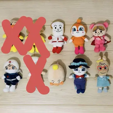 프리치 콩 호빵맨 봉제 인형 묶음 판매 10개