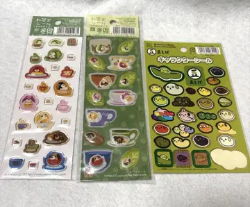 헤이세이 레트로 차 개 콩 시바 씰 세트