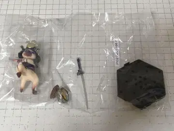 제일복권 몬스터 헌터 4G I상 오토모아일루 무사 고양이 피규어