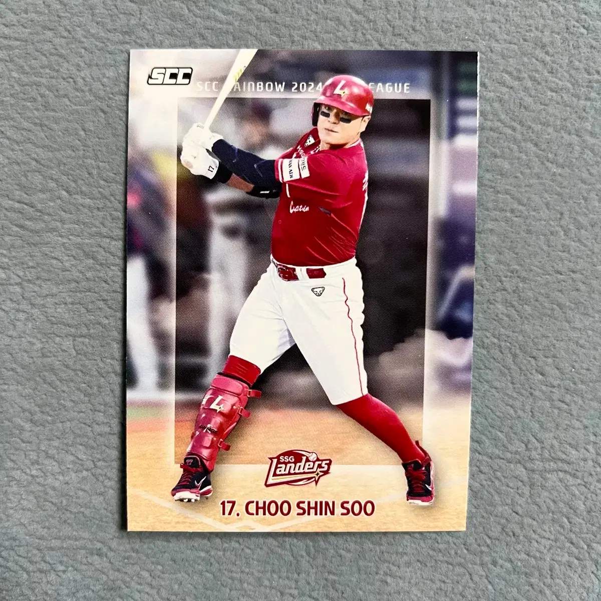 2024 kbo scc 레인보우 SSG 추신수 카드