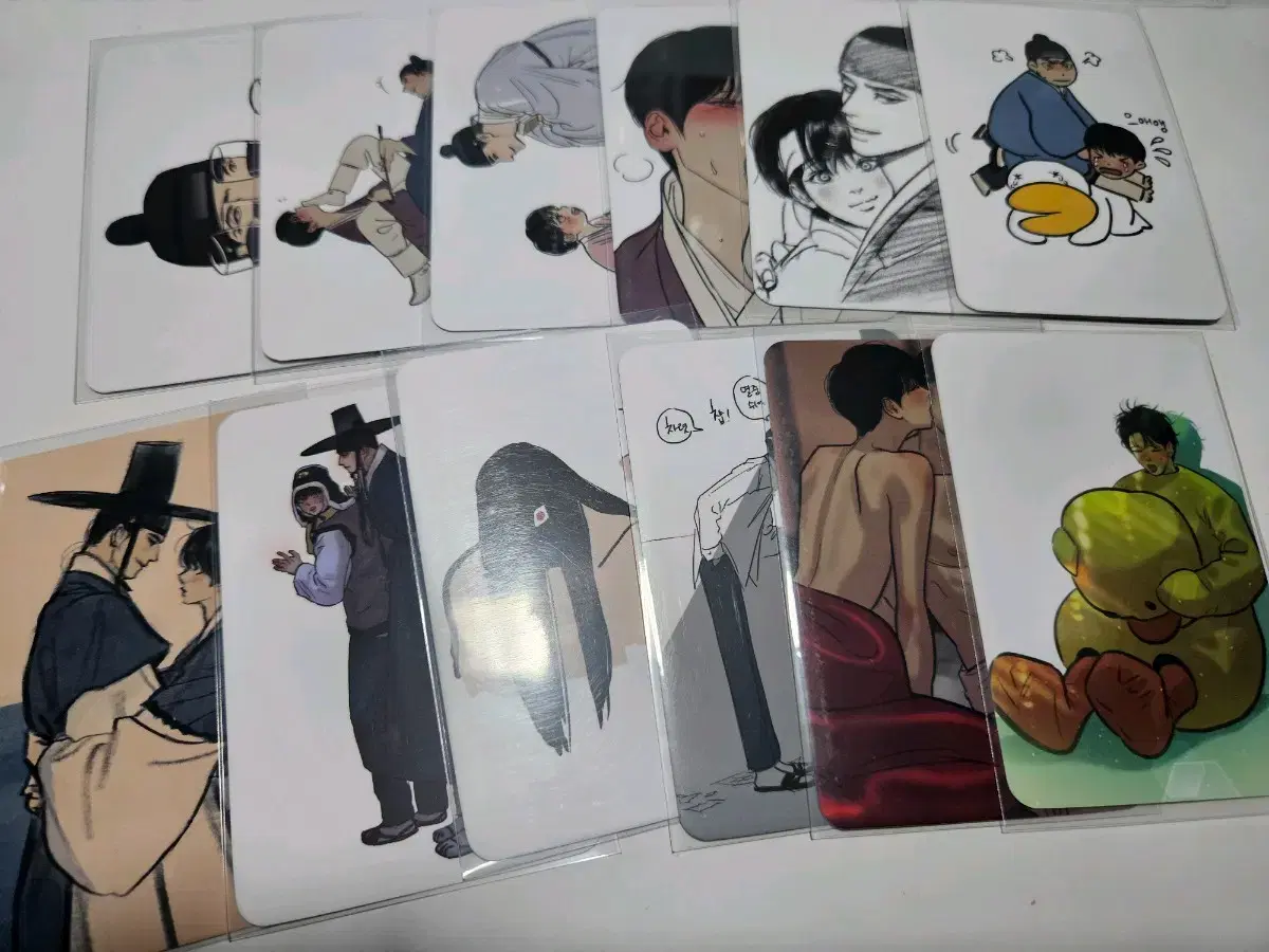 투니크 야화첩 방포 방문포카 12장일괄