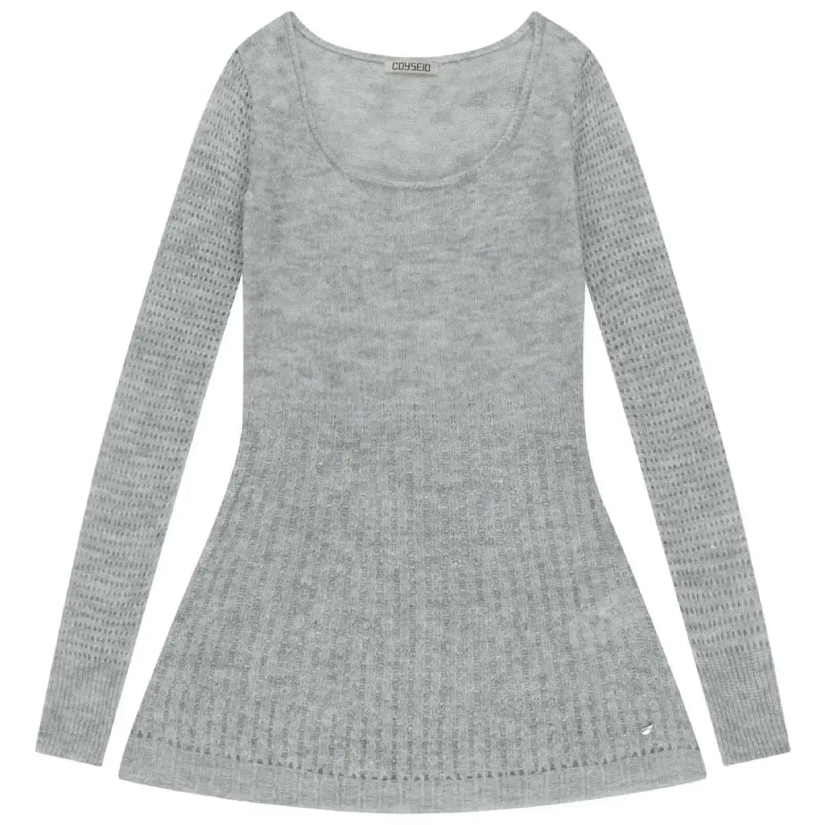 coyseio Koyseio Soft Belle Knit Light Gray