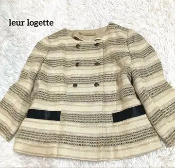 leur logette 룰루 로제트 린넨 자켓 더블 여성용
