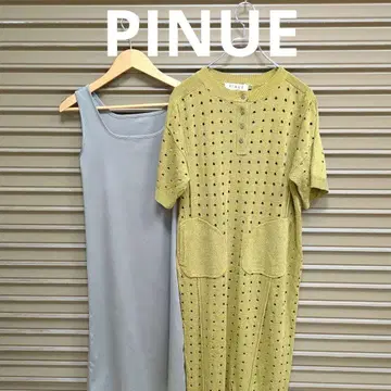 PINUE 니트 원피스 여성용 S