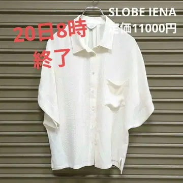 SLOBE IENA 라이트 메쉬 셔츠 정가 11000엔 여성용 F