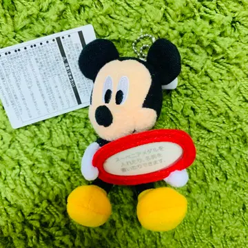 미키 봉제 인형 배지 이름 입력 수베니어 메달 포함 택 포함 새상품