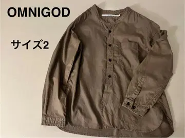 OMNIGOD(도밍고) 스탠드 카라 셔츠 여성용 사이즈 2