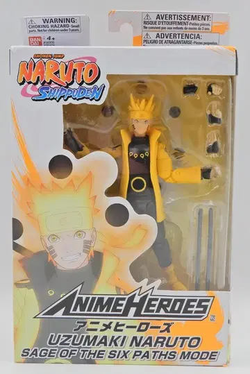반다이 ANIME HEROES 나루토 로쿠도 선인 모드