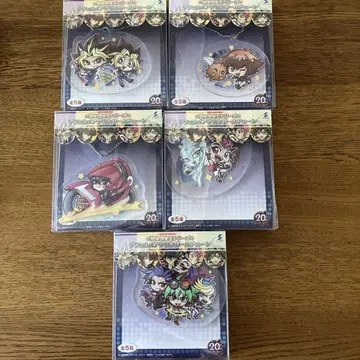 유희왕 시리즈 SD 아크릴 공 체인 5개 세트