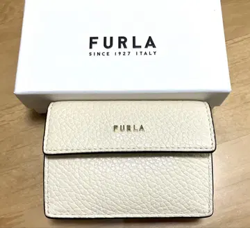 새상품급 훌라 FURLA 바빌론 BABYLON 3단 폴더형 지갑 아이보리