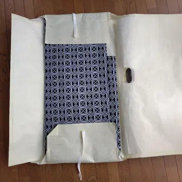 남성용 기하학 패턴 면 유카타