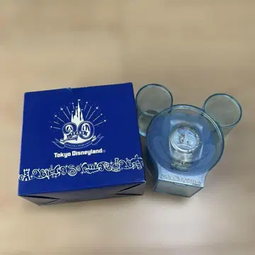 디즈니랜드 20주년 손목시계 미키 팅커벨