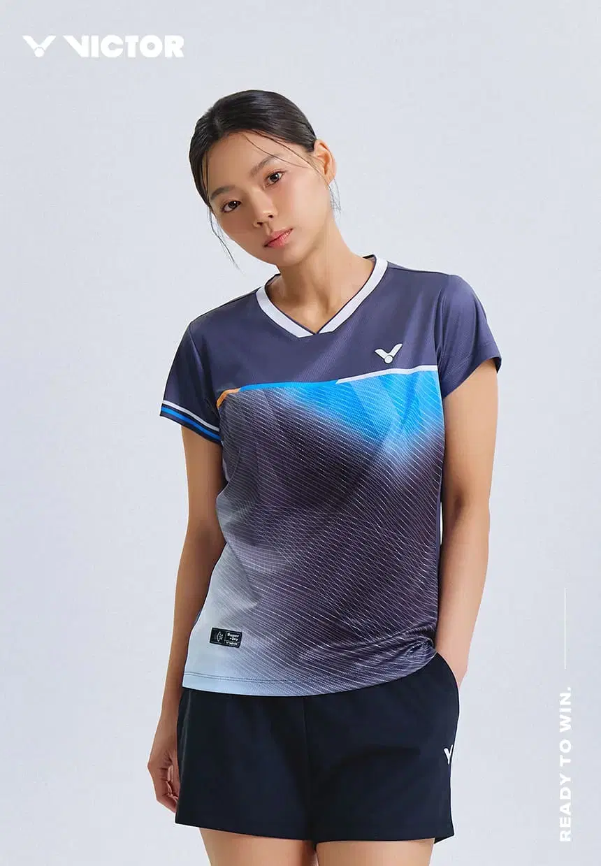 New | Victor Gamewear Women's Short Sleeve T-shirt 25AGW010F