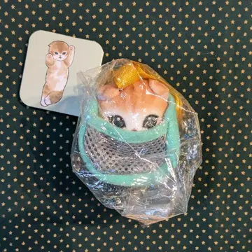 모프 샌드 외출용 백이 들어 있는 냥코 마스코트 봉제 인형