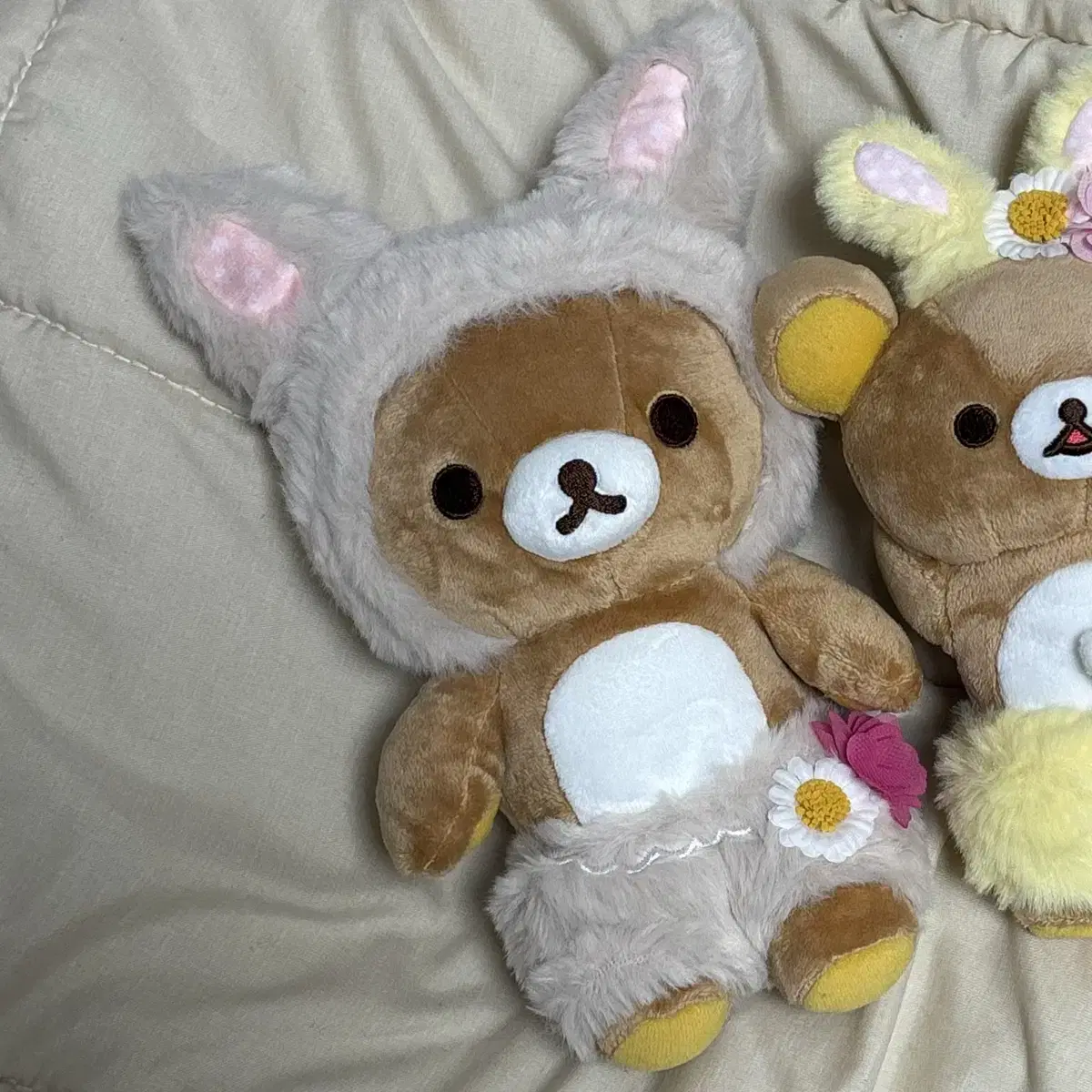 리락쿠마 우사기 토끼 인형 고전 빈티지 테노리 양도 판매