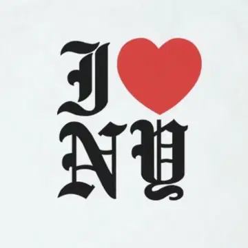 아이 러브 뉴욕 티셔츠 올드 잉글리시 I LOVE NY 새상품