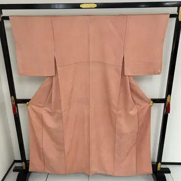 이로무지 순수 실크 멋진 원단 패턴 하나의 문양 고급 기모노 U-4559