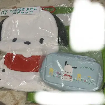 산리오 캐릭터즈 복권 포차코 손수건 타월, 파우치