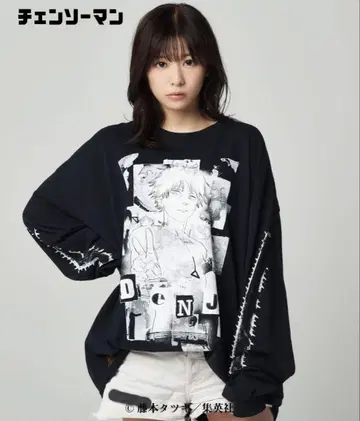 체인소 맨 glamb 콜라보 덴지 티셔츠 긴팔