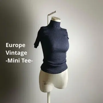 유럽 80s 70s 상의 티 미니 티 츄리 티 유로 빈티지