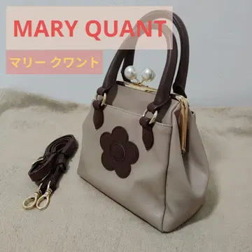MARY QUANT 마리 콴트 2WAY 숄더백 (베이지)
