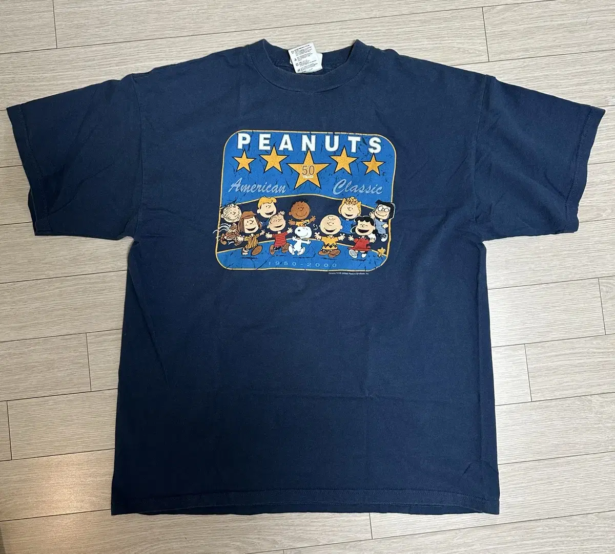[XL] 피넛츠 스누피 찰리브라운 50주년 반팔티셔츠