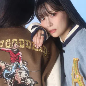 AFGK x Shigemori Satomi 바시티 자켓 XL