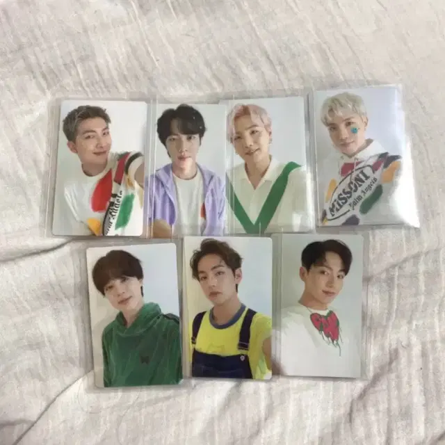 방탄 bts 일본 jp fc 설문 포카 양도