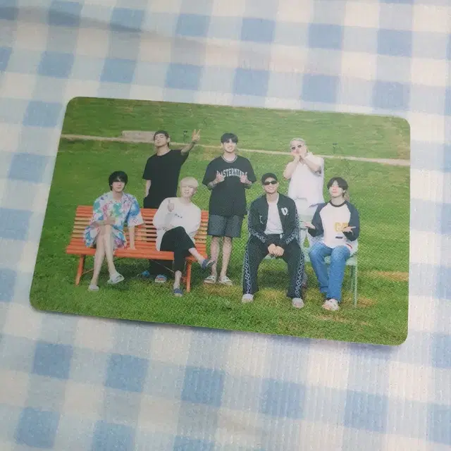 bts 방탄 인더숲 단체 포카