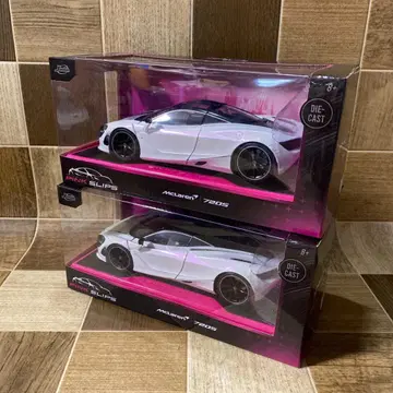2개 세트 Pink Slips McLaren 720S 다이캐스트 자동차