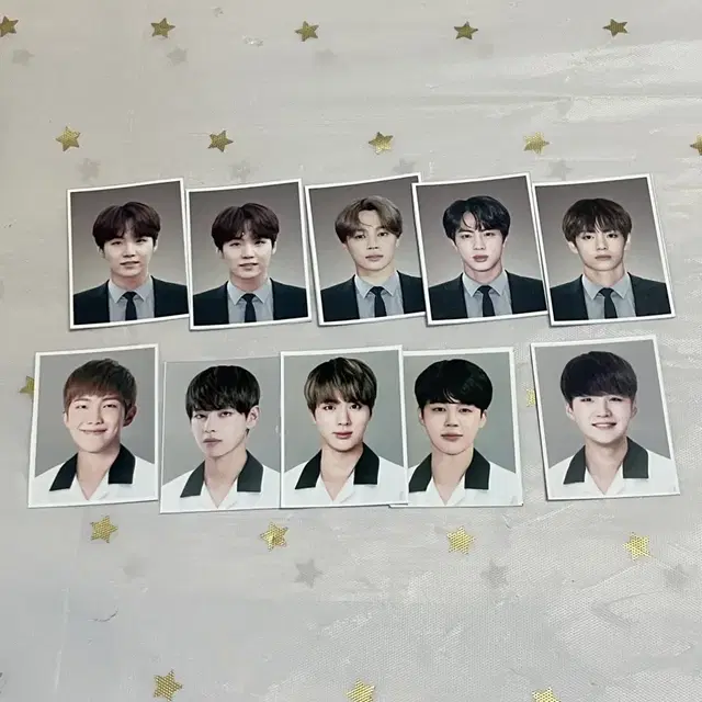 방탄소년단 공식 비공식 굿즈 증명 사진 증사 포카 엽서 폴라로이드