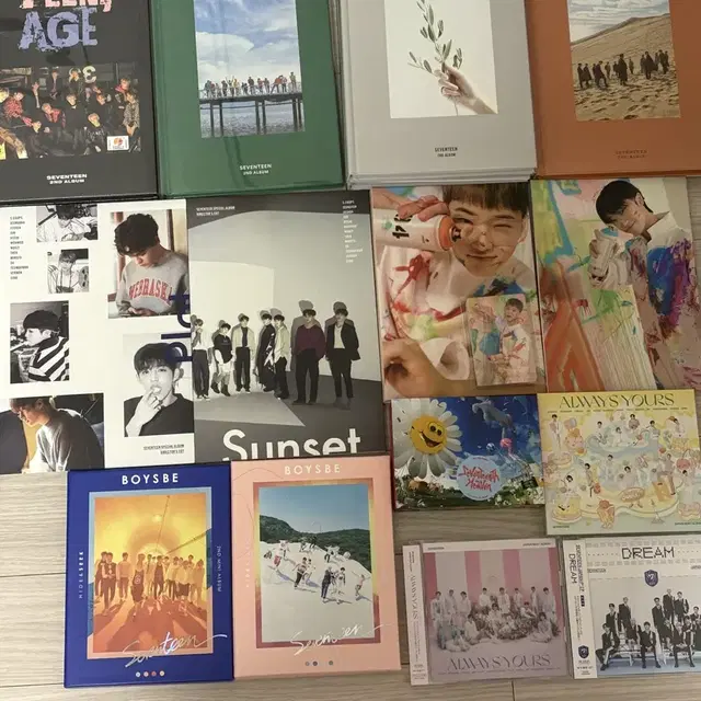 세븐틴 svt 개봉앨범 양도 올유 드림 일본앨범 박수