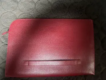 훌라 클러치 백 거의 미사용 빨간색, 레드