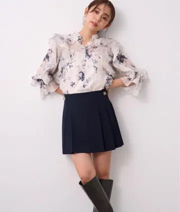 SNIDEL 플리츠 미니 스커트 숏 팬츠 사이즈 0