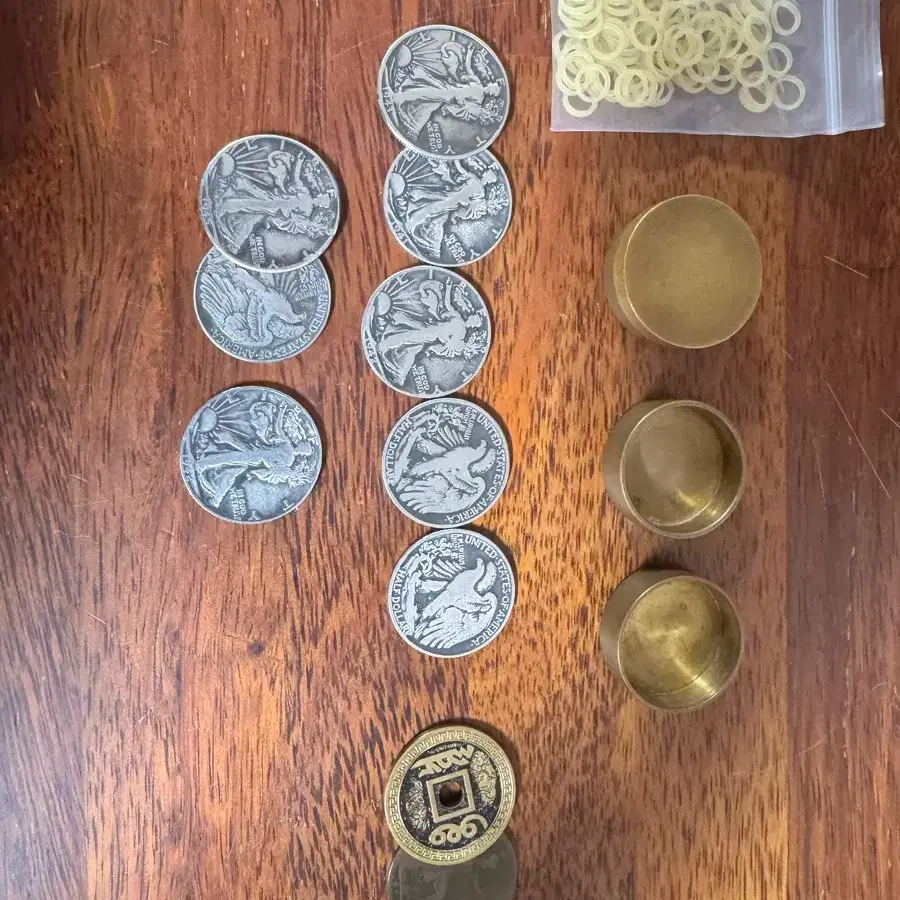 다크소프트 워킹리버티 쉘/5코인/플리퍼 박스 풀세트