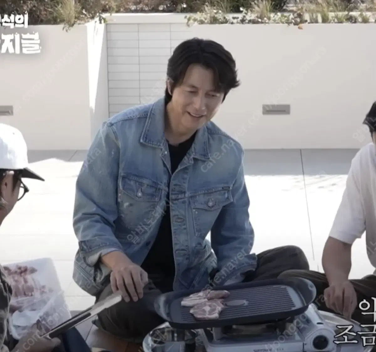 [Genuine] Jungwoo Lee Dong-gun Tom Ford Painting Denim Trucker Jacket
